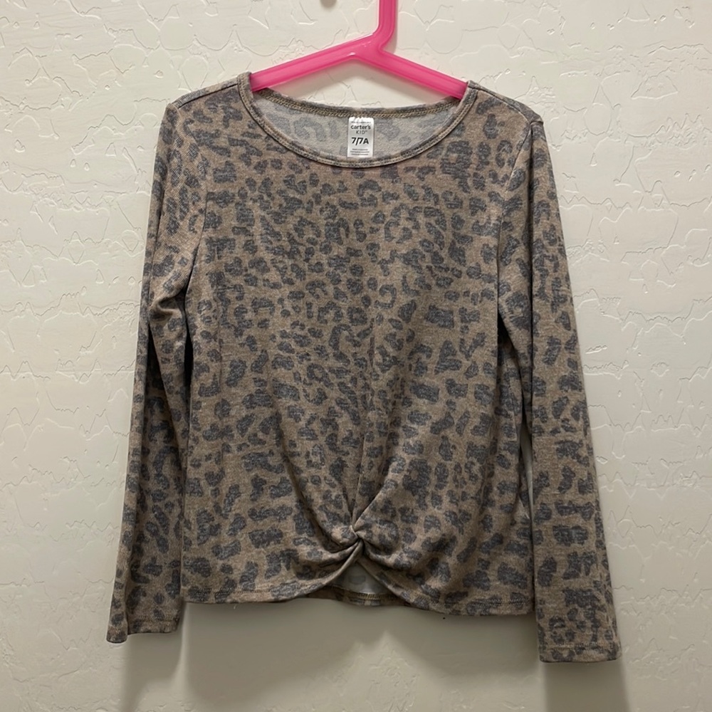Carter’s Long Sleeve Shirt - animal print